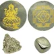 Golden Pyrite Shree Yantram Coin